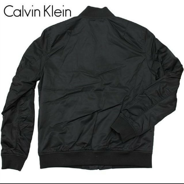 Calvin Klein - 【L】Calvin Kleinカルバンクライン/フライトジャケット/MA1/黒の通販 by  unplugged⭐インポートSHOP⭐プロフ必読‼️｜カルバンクラインならラクマ