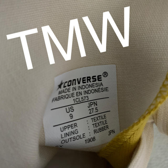 アディクト CONVERSE - converse addict mastard 27.5cmの通販 by TMW's shop|コンバースならラクマ ブランド