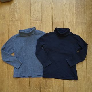 ユニクロ(UNIQLO)のユニクロ タートルネックTシャツ 110㎝2枚(Tシャツ/カットソー)