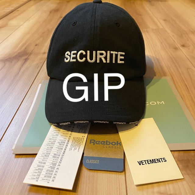 VETEMENTS SECURITE CAP帽子