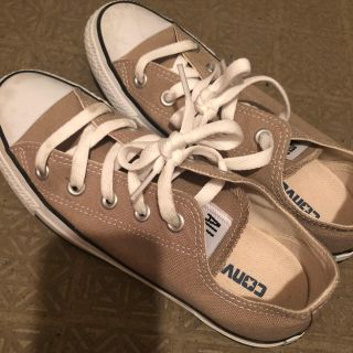 コンバース(CONVERSE)の大人気コンバース　ベージュ(スニーカー)