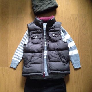 ギャップキッズ(GAP Kids)のGAPリバーシブルダウンベスト120新品(その他)