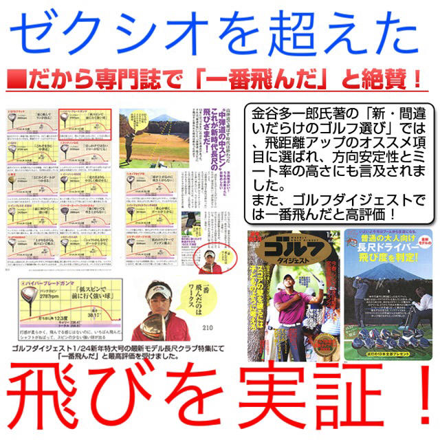 配送日指定可 新品!雑誌テストで一番飛んだ!ワークスゴルフハイパー