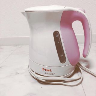 ティファール(T-fal)のティファール　ケトル　ピンク(電気ケトル)