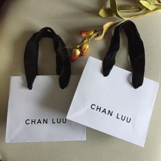 チャンルー(CHAN LUU)のCHAN LUU  紙袋   ２枚(ショップ袋)