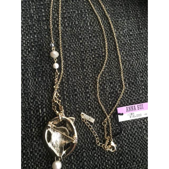 ANNA SUI アナスイ ダルメシアン 犬 ネックレス レア ブローチ