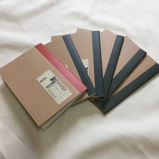 ムジルシリョウヒン(MUJI (無印良品))の【新品】無印　ミニノート6冊セット(ノート/メモ帳/ふせん)