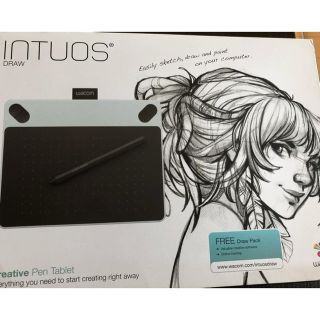 ワコム(Wacom)のWacom ペンタブレット　intuos ホワイト(タブレット)