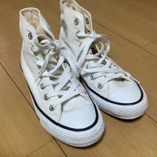 コンバース(CONVERSE)のコンバース　白　23cm(スニーカー)