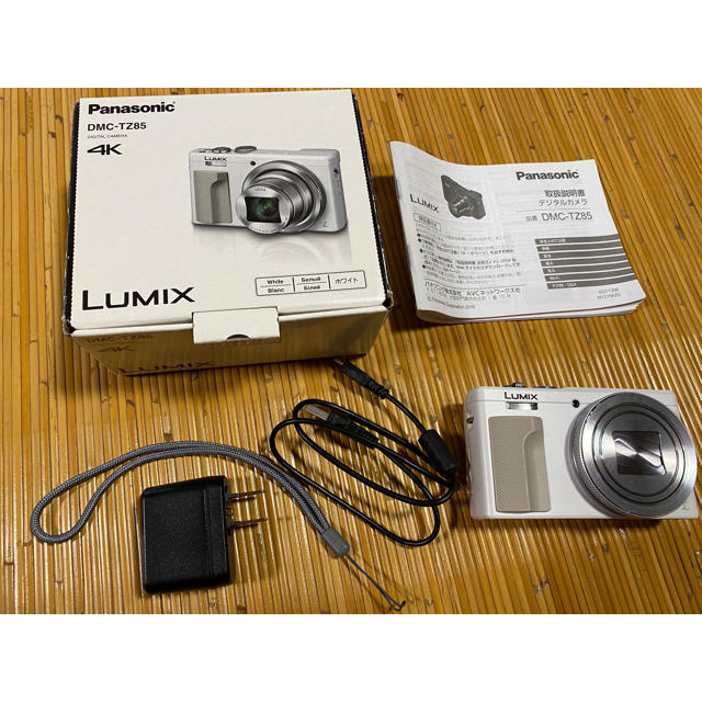 Panasonic LUMIX TZ DMC-TZ85-W コンデジコンパクトデジタルカメラ