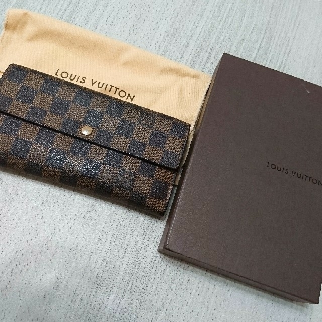 レディースハワイ購入 Louis vuitton ルイヴィトン ダミエ 長財布