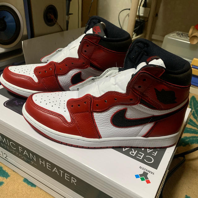 NIKE - NIKE AIR JORDAN 1 BLOODLINE エアジョーダン カスタムの通販 ...