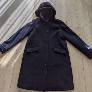 シップスフォーウィメン(SHIPS for women)のシップス　ウールフードコート　★HAMILTON LAMBSWOOL★(ロングコート)