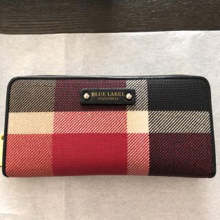 バーバリーブルーレーベル(BURBERRY BLUE LABEL)のブルーレーベルクレストブリッジ 長財布 箱付き(財布)