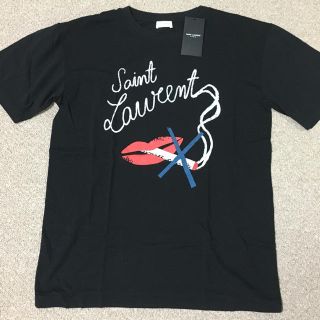 サンローラン(Saint Laurent)のサンローラン  スモーキング Tシャツ 黒(Tシャツ/カットソー(半袖/袖なし))