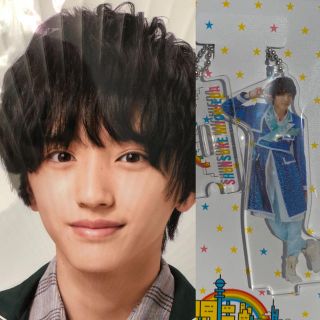 ジャニーズジュニア(ジャニーズJr.)のなにわ男子 道枝駿佑 うちわ アクリルスタンドキーホルダー アクキー(アイドルグッズ)