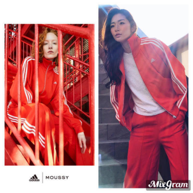 激レア❗️完売❤️adidas × MOUSSY❤️ジャージパンツ