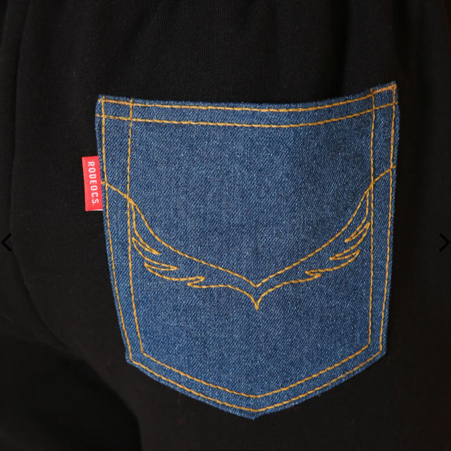 RODEO CROWNS WIDE BOWL(ロデオクラウンズワイドボウル)のDENIMポケット カット LPP ロデオ　rodeocrowns レディースのパンツ(デニム/ジーンズ)の商品写真