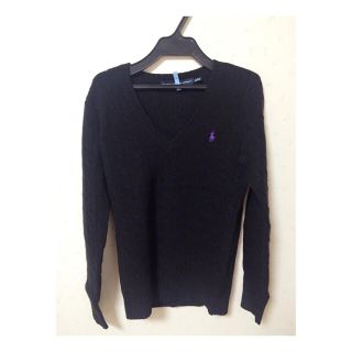 ラルフローレン(Ralph Lauren)の♡ラルフの黒ニット♡(ニット/セーター)