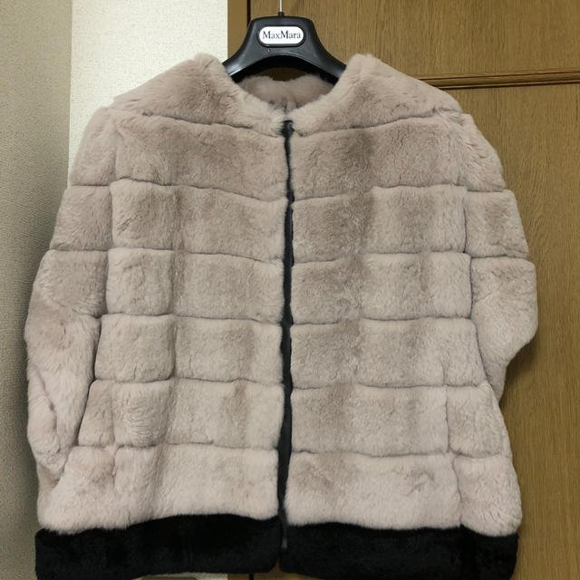 maxmara ファーコート プードルコート ジレ 未着用