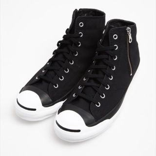 コンバース(CONVERSE)のコンバース ジャックパーセルMID black 26.0cm(スニーカー)