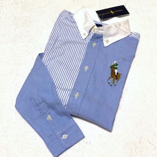 ラルフローレン(Ralph Lauren)のボーイズ M/150☆新品✨マルチカラー ビッグポニー オックスフォードシャツ(ブラウス)