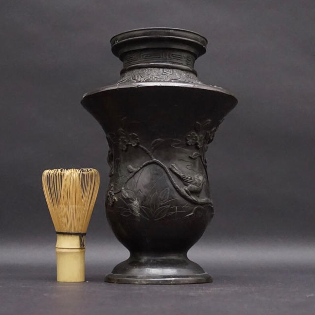 西京吉田造 銅製 銅器 花瓶 壺 時代 骨董 芸術 置物 金属工芸 古 西京吉田造 銅製 銅器 花瓶 壺 時代 骨董 芸術 置物 金属工芸 古