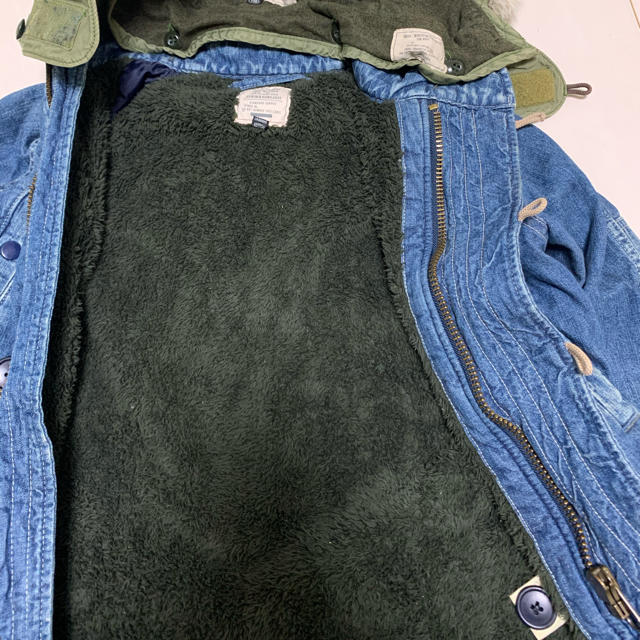 DENIM DUNGAREE(デニムダンガリー)のdenim &dungaree 130㌢FITH goto  キッズ/ベビー/マタニティのキッズ服女の子用(90cm~)(コート)の商品写真