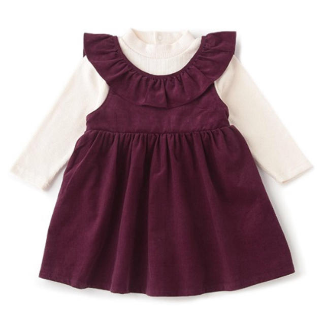 petit main(プティマイン)の新品☆petit main ワンピ☆90 キッズ/ベビー/マタニティのキッズ服女の子用(90cm~)(ワンピース)の商品写真