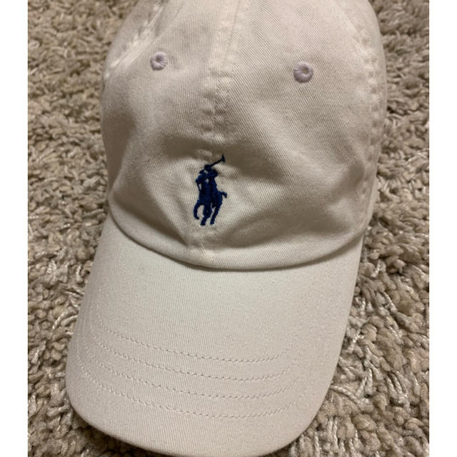 POLO RALPH LAUREN(ポロラルフローレン)のラルフローレン ポロ 正規品 キャップ 白 メンズの帽子(キャップ)の商品写真