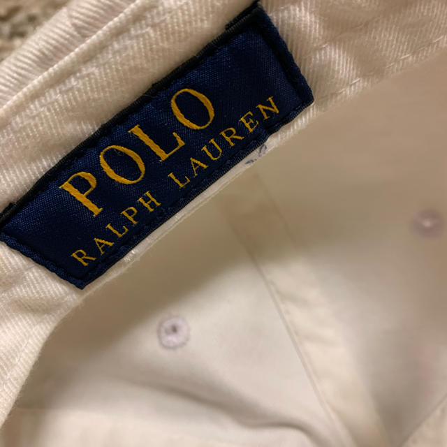 POLO RALPH LAUREN(ポロラルフローレン)のラルフローレン ポロ 正規品 キャップ 白 メンズの帽子(キャップ)の商品写真