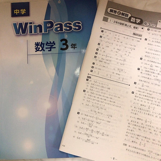 Winpass　数学 エンタメ/ホビーの本(語学/参考書)の商品写真