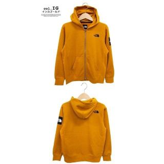 ザノースフェイス(THE NORTH FACE)の希少　NORTH FACE SQUARE LOGO FULL ZIP(スウェット)