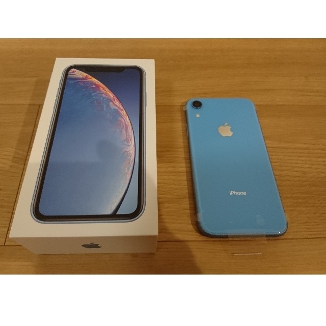 スマートフォン本体【新品】docomo iPhoneXR 128GB ブルー  SIMロック解除済