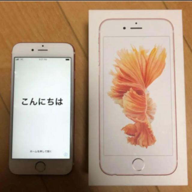 iPhone6s 本体 ローズゴールド　64G SIMフリースマートフォン/携帯電話
