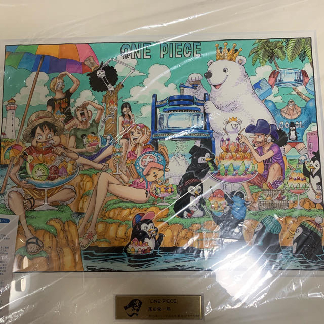 新作人気モデル ワンピース ジャンプ展 高級複製原画 絵画