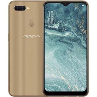 アンドロイド(ANDROID)の【新品未開封】スマホSIMフリー AX7 oppo CPH1903 ゴールド(スマートフォン本体)