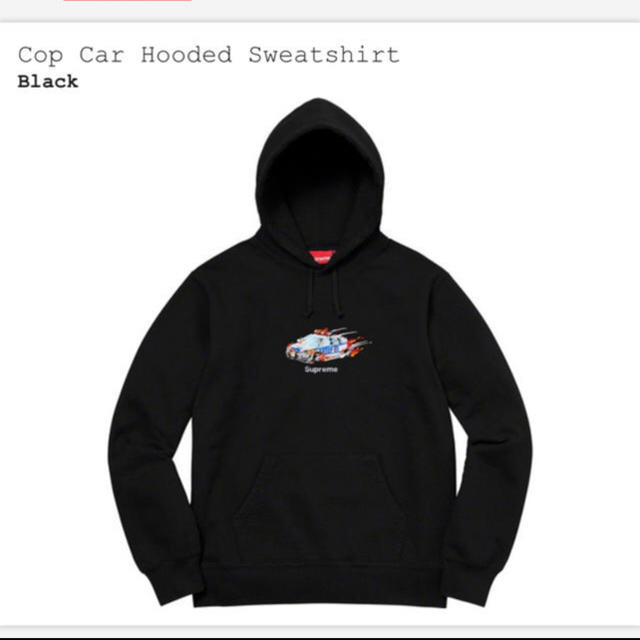 SUPREME  COP CAR HOODED コープカー　Sトップス