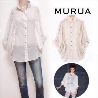 ムルーア(MURUA)のMURUA バタフライ ブラウス♡エモダ ジーナシス リップサービス(シャツ/ブラウス(長袖/七分))