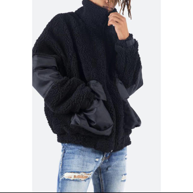 Balenciaga(バレンシアガ)のmnml  TECH SHERPA JACKET Black ボア　Mサイズ メンズのジャケット/アウター(その他)の商品写真