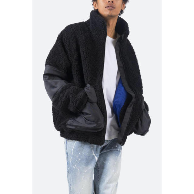 Balenciaga(バレンシアガ)のmnml  TECH SHERPA JACKET Black ボア　Mサイズ メンズのジャケット/アウター(その他)の商品写真