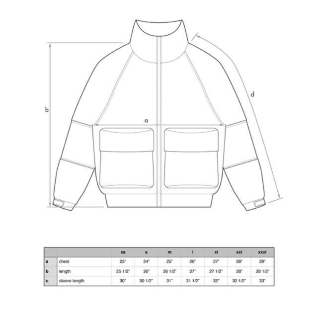 Balenciaga(バレンシアガ)のmnml  TECH SHERPA JACKET Black ボア　Mサイズ メンズのジャケット/アウター(その他)の商品写真