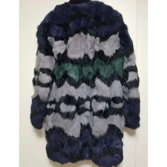 MURUA(ムルーア)のMURUA モダン リアル ファーコート レディースのジャケット/アウター(毛皮/ファーコート)の商品写真
