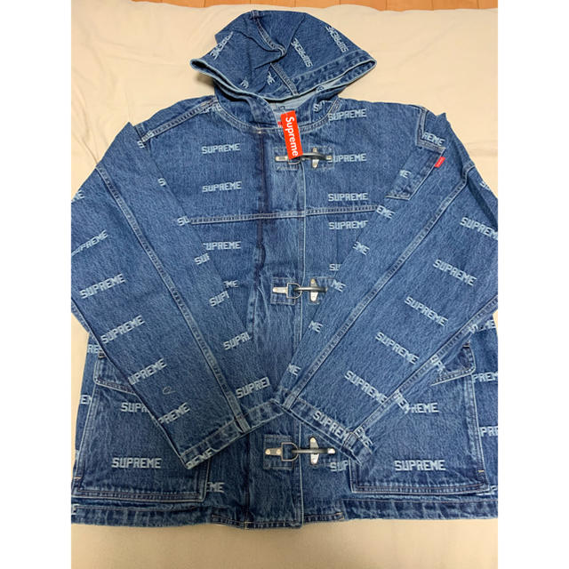 メンズsupreme Logo Denim Turnout Jacket シュプリーム