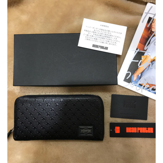 HEADPORTER - ヘッドポーター HEAD PORTER レザー長財布の通販 HEADPORTER - ヘッドポーター HEAD PORTER レザー長財布の通販
