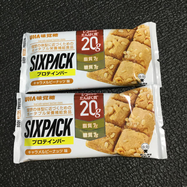 UHA味覚糖(ユーハミカクトウ)のプロテインバー 2本 シックスパック 食品/飲料/酒の健康食品(プロテイン)の商品写真