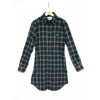 ヴィヴィアンウエストウッド(Vivienne Westwood)のVivienne Westwood MAN/チェック柄 変形ロングシャツ(シャツ)