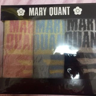 マリークワント(MARY QUANT)のマリークワント ハンカチ3点セット(タオル/バス用品)