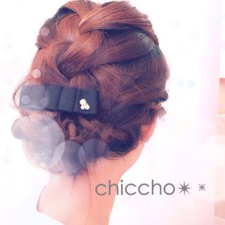 グログランα✴︎8㎝バレッタ(バレッタ/ヘアクリップ)