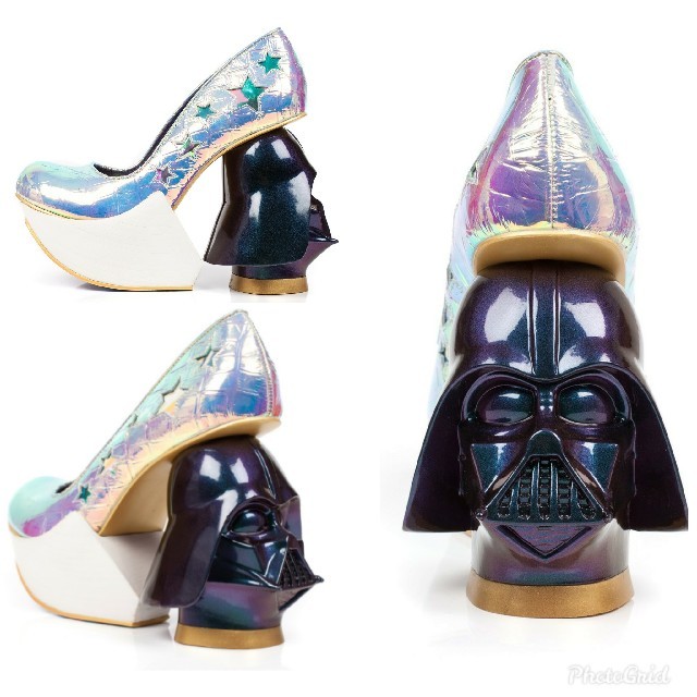 新着商品 パンプス スターウォーズ ダースベイダー 白 イレギュラー